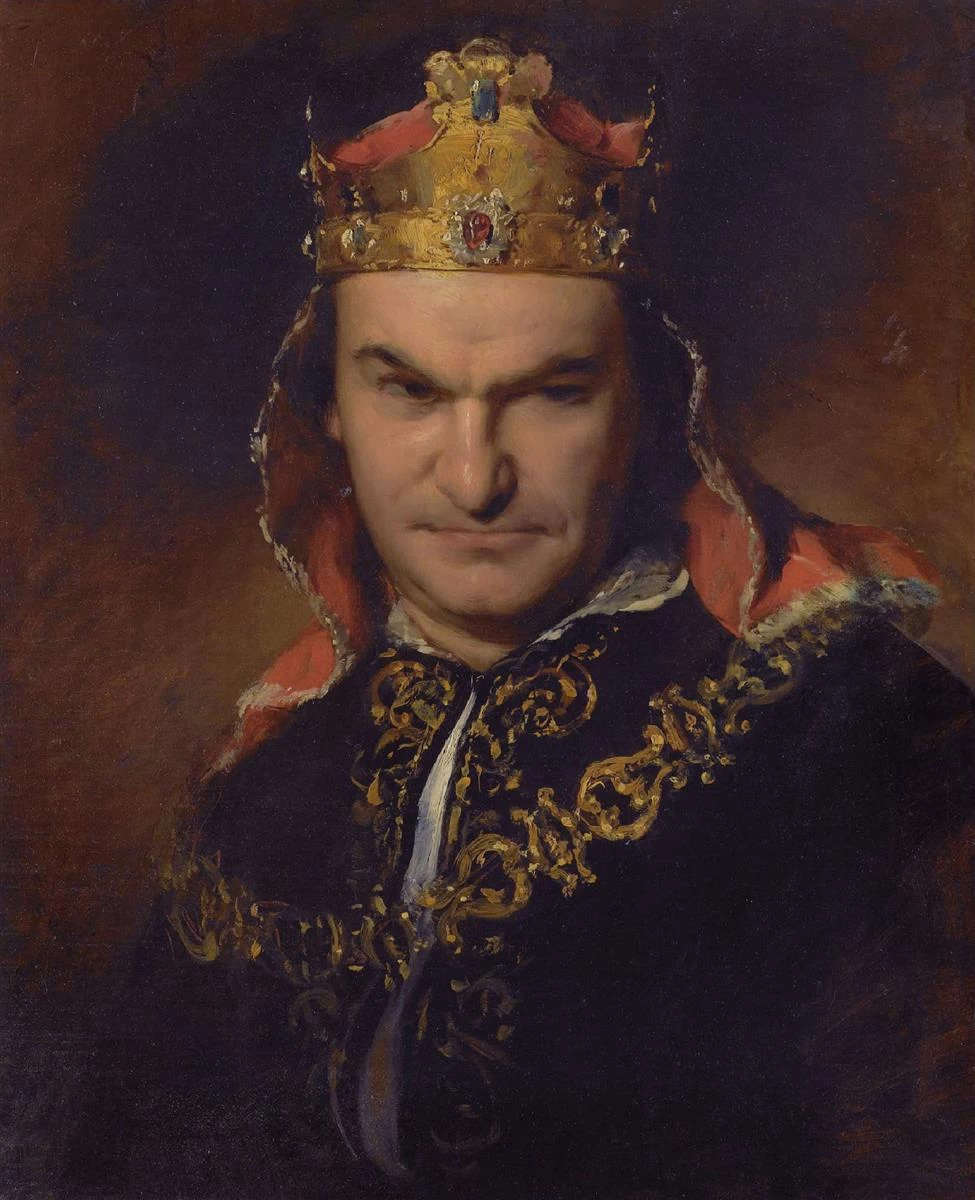 Ritratto di Bogumil Dawson nel ruolo di Riccardo III